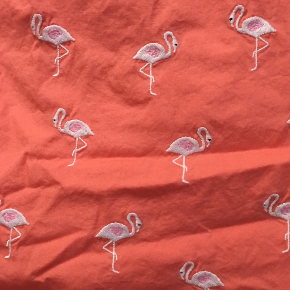 SUPER CUTE TALBOTS FLAMINGO SKIRT SIZE 4 - Picture 5 of 8